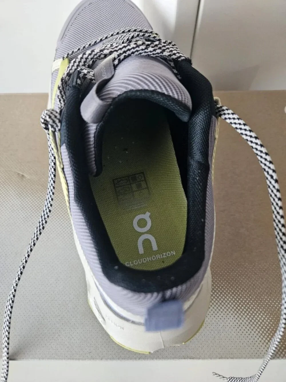 On Cloud Hiking Sneakers Purple Lime Women’s US 8